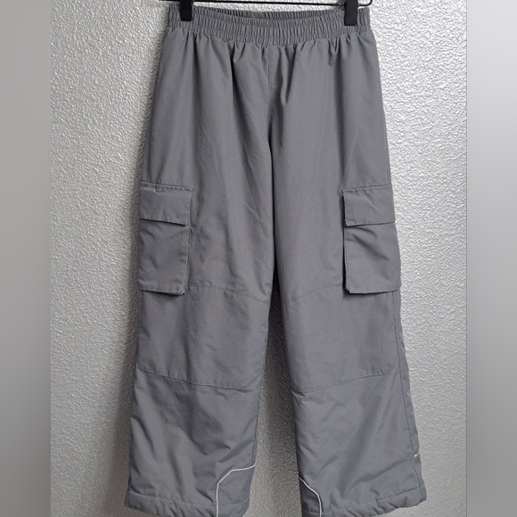 Hanna Andersson Boy's M Grey Snow Pants   Size 8 (130) - Picture 1 of 7